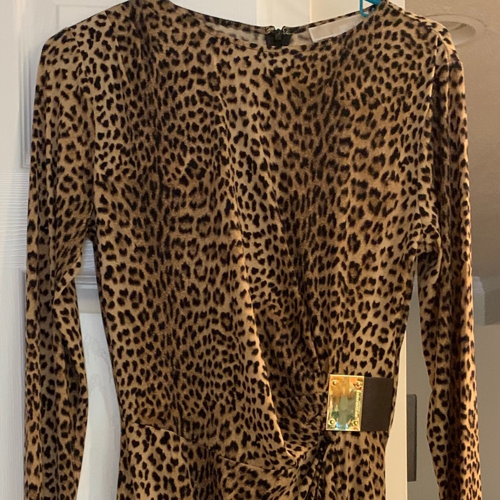 Michael Kors Leopard Print Dress
